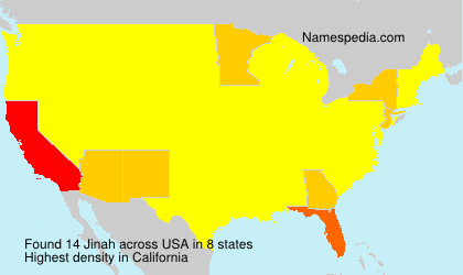 Surname Jinah in USA
