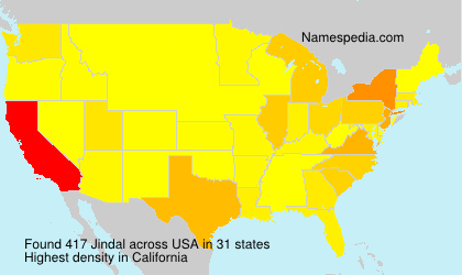 Surname Jindal in USA