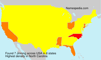 Surname Jinrong in USA