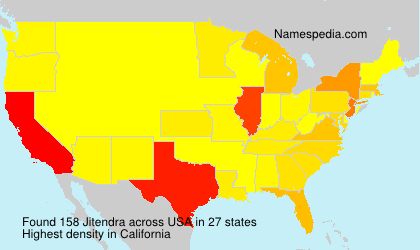 Surname Jitendra in USA