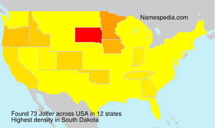 Surname Joffer in USA