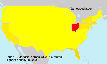 Surname Johanni in USA