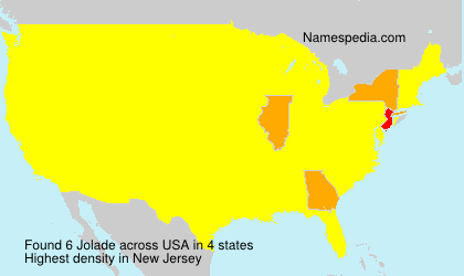 Surname Jolade in USA