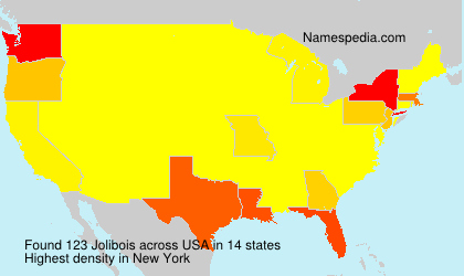 Surname Jolibois in USA