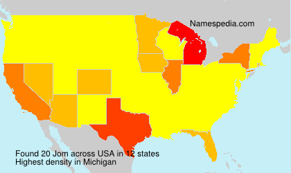 Surname Jom in USA