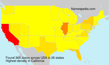 Surname Joson in USA