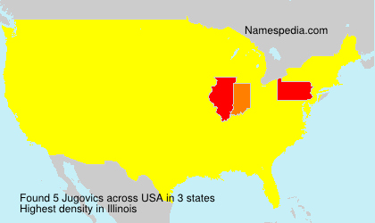 Surname Jugovics in USA