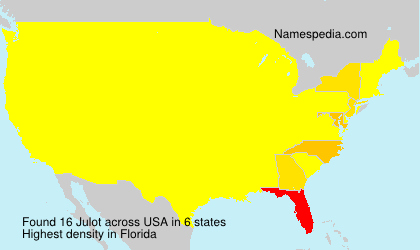 Surname Julot in USA