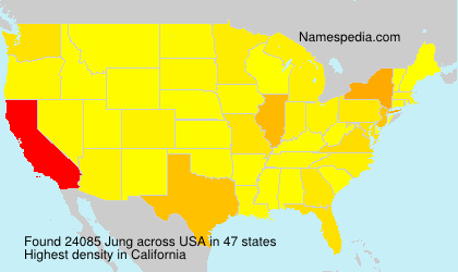 Surname Jung in USA