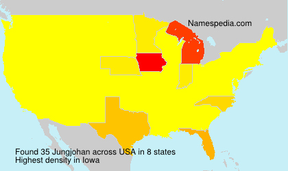 Surname Jungjohan in USA