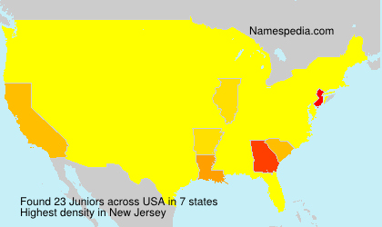 Surname Juniors in USA