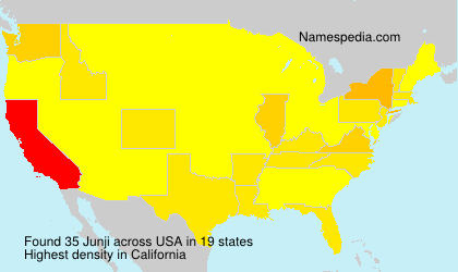 Surname Junji in USA