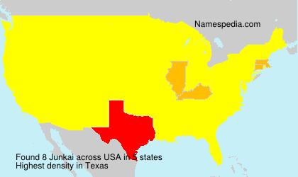 Surname Junkai in USA
