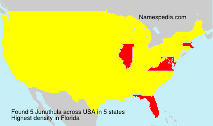 Surname Junuthula in USA