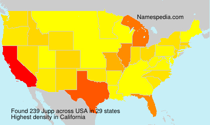 Surname Jupp in USA