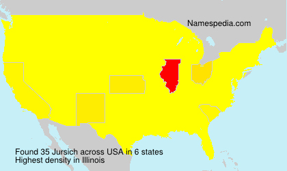 Surname Jursich in USA