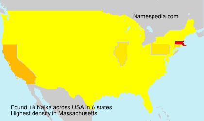 Surname Kajka in USA