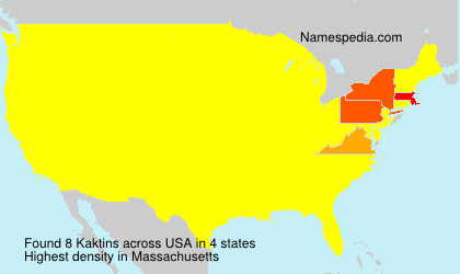Surname Kaktins in USA