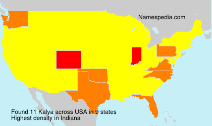 Surname Kalya in USA