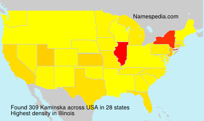 Surname Kaminska in USA