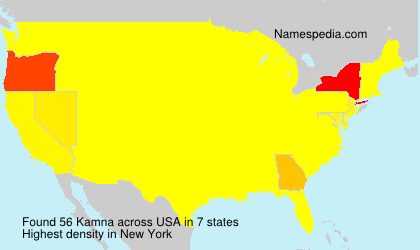 Surname Kamna in USA
