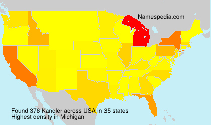 Surname Kandler in USA