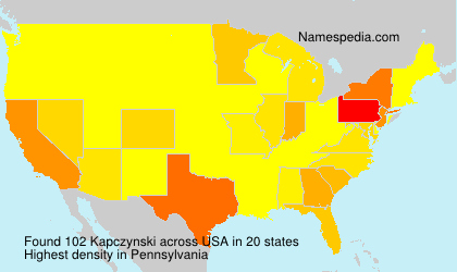 Surname Kapczynski in USA