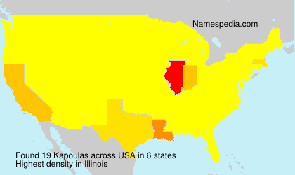Surname Kapoulas in USA