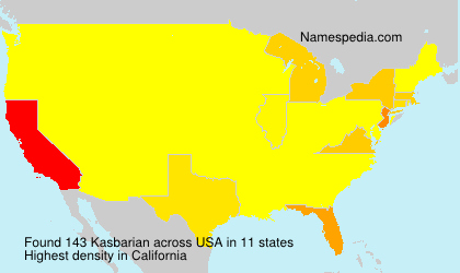Surname Kasbarian in USA