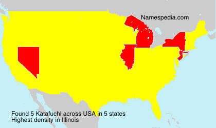 Surname Katafuchi in USA