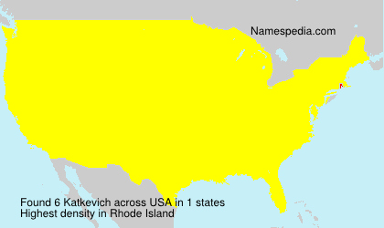 Surname Katkevich in USA