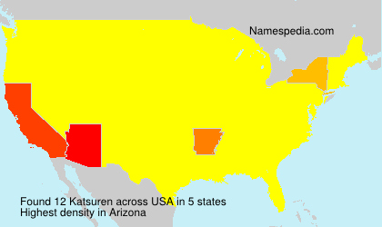 Surname Katsuren in USA
