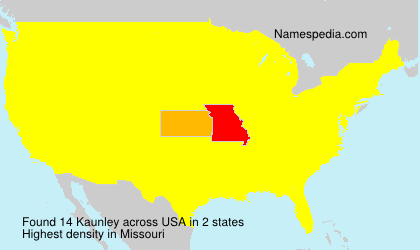 Surname Kaunley in USA