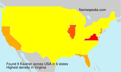 Surname Kautner in USA