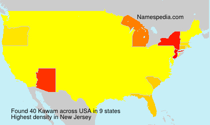 Surname Kawam in USA