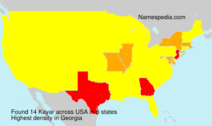 Surname Kayar in USA