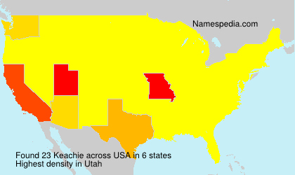 Surname Keachie in USA