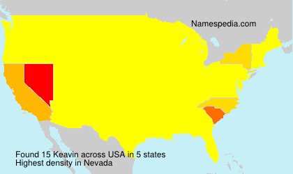 Surname Keavin in USA