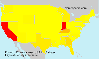 Surname Keb in USA