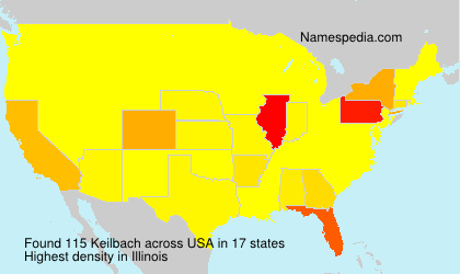 Surname Keilbach in USA