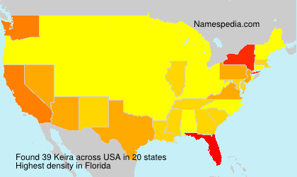 Surname Keira in USA