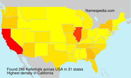 Surname Kellerhals in USA