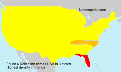 Surname Kellestine in USA