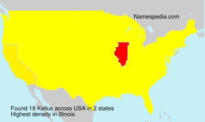 Surname Kellus in USA