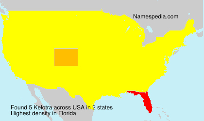 Surname Kelotra in USA