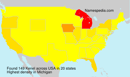 Surname Kenel in USA