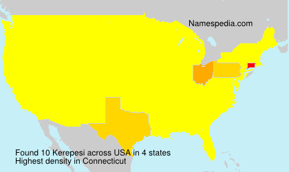 Surname Kerepesi in USA