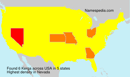 Surname Kerga in USA