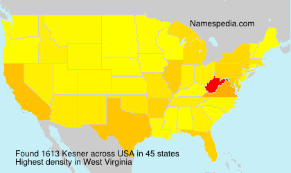 Surname Kesner in USA