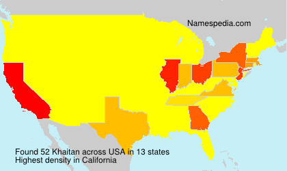 Surname Khaitan in USA